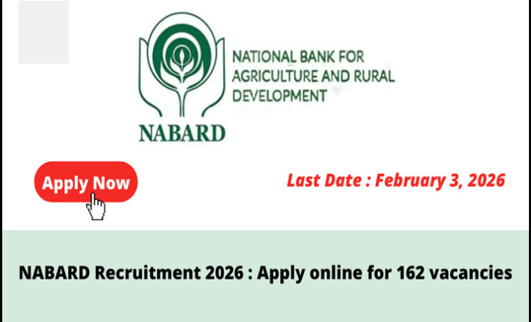 NABARD Recruitment 2026: Apply Online for 162 Development Assistant Vacancies