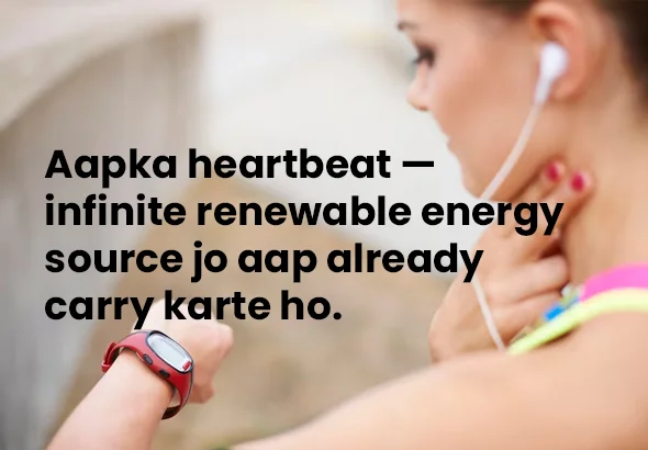 battery charging from heartbeat piezoelectric energy harvesting wearable technology