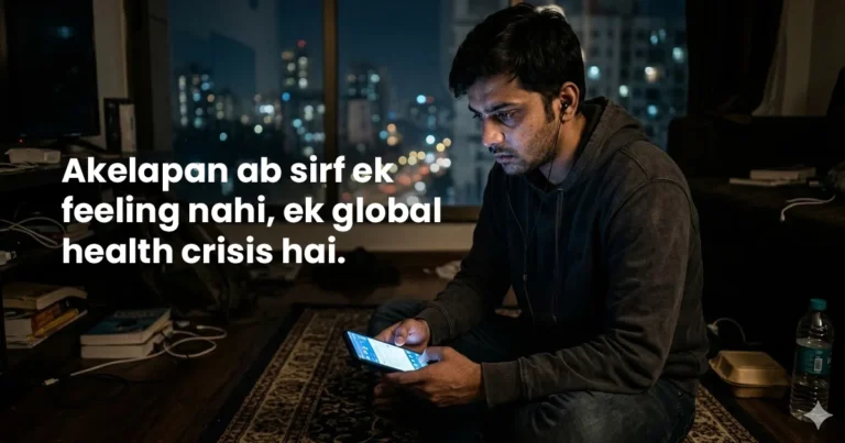 Loneliness a Public Health Crisis India Banner