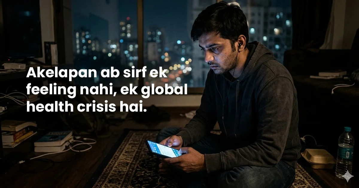 Loneliness a Public Health Crisis India Banner